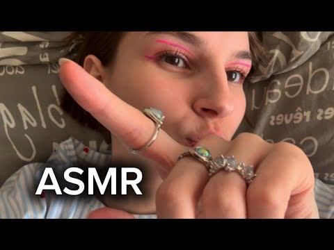 Дурацкий ASMR для тех, у кого СДВГ 🫠 звуки колец, скретчинг 🫶🏻 агрессивный ASMR 💕