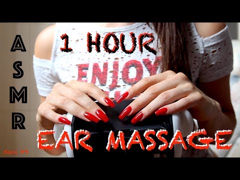 ❣️ +1 Hour of really satisfying and INTENSE EAR MASSAGE 💆🏻💆🏻‍♂️ binaural ASMR ❤️ Long nails growing!