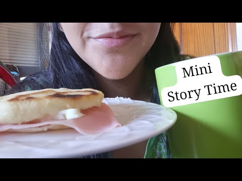 ASMR desayunando contigo arepa mientras te cuento un pequeño Story Time