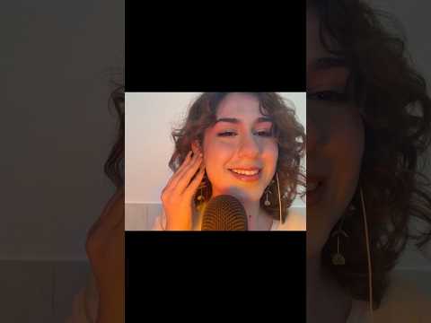 #asmr almost scratching your ear to sleep 😴 #tingles #mouthwhisper #visualtingle