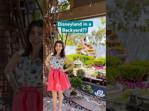 Disneyland in a backyard?? #asmr #shorts #disney