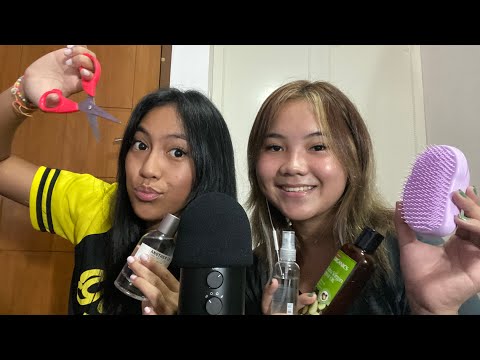ASMR HAIRCUT ✂️ft. @leiSMR