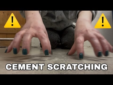 ASMR | ⚠️HARSH Cement Floor Scratching | Lofi | No Talking | Fast Aggressive