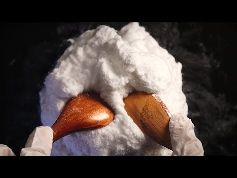 ASMR Highly Relaxing Cloud Cotton Foam ☁️💤 마치 폭신폭신한 구름빵 만지는 기분...