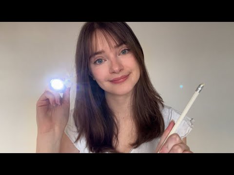 ASMR Cranial Nerve Exam • Soft Spoken with Whispers