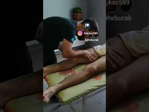 TURKISH MASSAGE THAT RELAXES THE MUSCLES IN THE FRONT LEGS #satisfying #relaxing #asmr #shorts