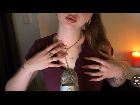 ASMR | Fabric Scratching & Skin Scratching with long Nails 