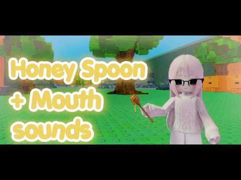 ASMR Roblox ―୨୧⋆ ˚ Honey 🍯 Spoon 🥄 Tapping + Mouth Sounds