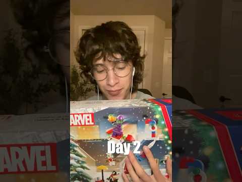 ASMR Day 2 Of The Lego Spiderman Advent Calendar🕷️ #asmr #holiday #adventcalendar #spiderman #lego