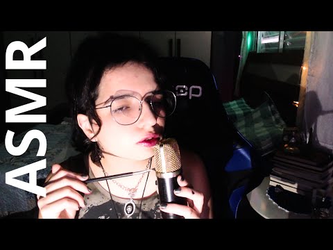 ASMR - TE FAZENDO DORMIR EM 10 MINUTOS ENQUANTO ME MAQUEIO