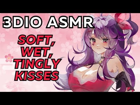 【ASMR】✨ comforting puppy girlfriend roleplay ♡ soft and tingly kisses💞