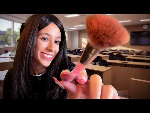 Mean Girl does your makeup on your first day of college 🎀 ASMR