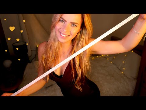 ASMR MEASURING YOU ❤︎ Full Body Measuring Experience, Tingly, 4K