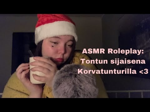 ASMR Suomi roleplay: Tontun sijaisena Korvatunturilla 🎅🎄