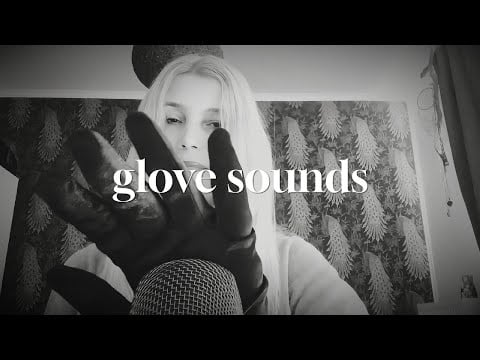 Finger Fluttering in Gloves ASMR (No Taking)