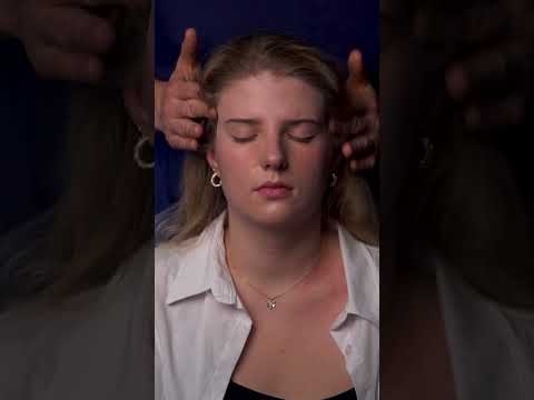 ASMR Face Massage for Sleep & Deep Relaxation 😴 #ASMRShorts