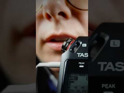 Close up mouth sounds (Tascam) #asmr #mouthsounds #asmrmouthsounds