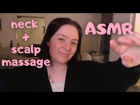 ASMR Head Massage + Trigger Words | personal attention, tongue clicking