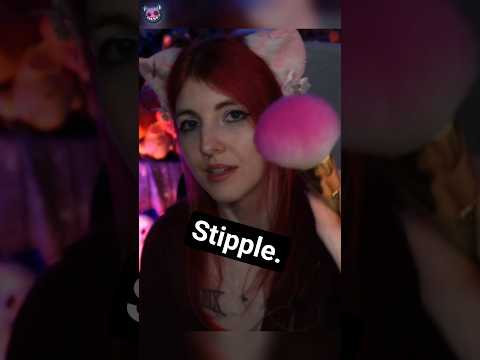 Stippling your face ASMR