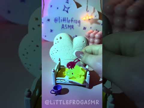 MOCHI BEDTIME ROUTINE 😴💤 #asmr #roleplay #squishy #cute #relaxing