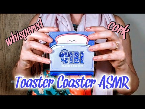 Cork Coasters + Scarves [ASMR] 🧣 Tapping - Scratching - Tracing 🌸 Whispered 🍍 New Camera Test!