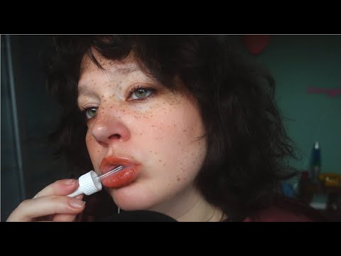 ASMR nothing but glass dropper nibbling (intense mouth sounds, no talking)