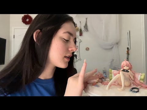 ASMR Anime Figure tapping and whispering✨🤭