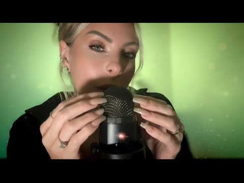 ASMR Clicky Whispering & VERY Delicate Mic Scratching Whisper Ramble With Soft ASMR Sounds