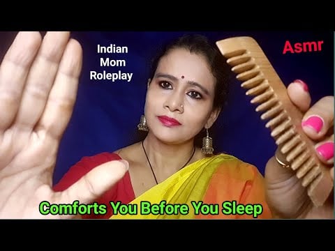 Asmr Indian Mom Comforts You Before You Sleep 🌙 | Asmr Ghosal 😴