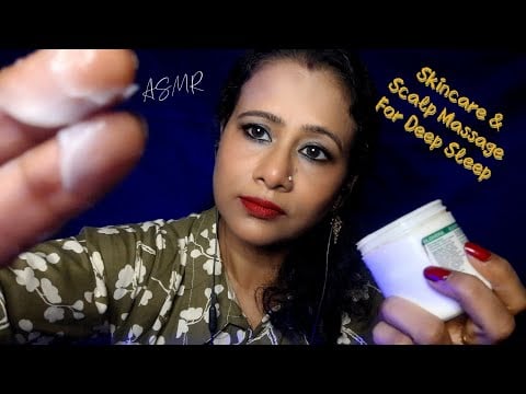 ASMR Personal Attention Before You Sleep 💆‍♀️ Skincare, Face Massage & Scalp Massage | Asmr Ghosal