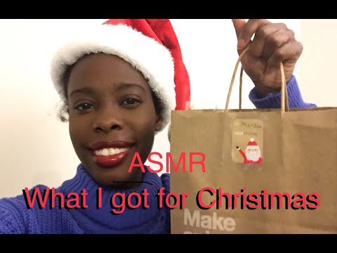 ASMR what i got for christmas