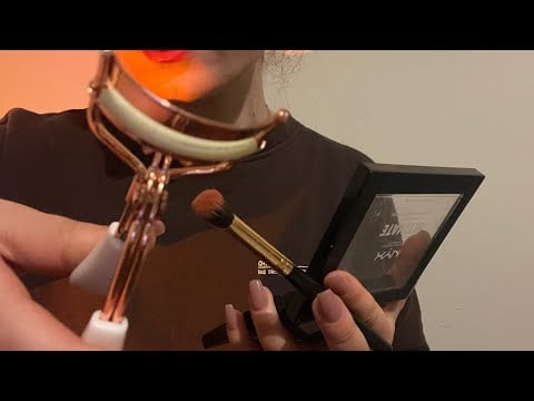 ASMR doing your makeup directly on camera 😍 personal attention 💕 no talking 