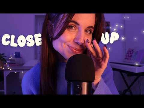 CLOSE UP ASMR : Des chuchotements trèèès proches du micro + inaudible  ♥︎