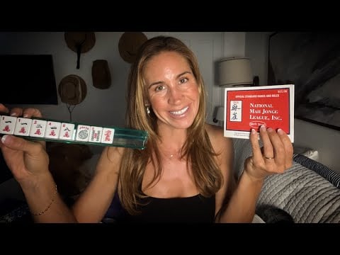 ASMR | Mahjong🀄️ | Exploring A Beautiful Mah-Jongg Set + A Cozy Chat About the Game
