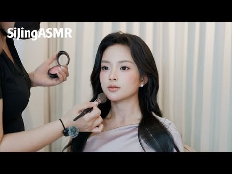 ASMR☺️Korean Makeup Transformation ✨ Giving Main Character K-Drama Energy