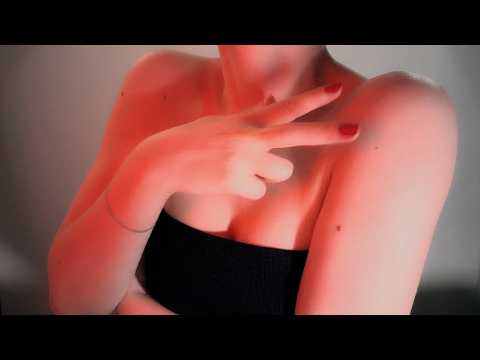 ASMR - Collarbone Tapping, Tracing | Skin Sounds, Nail Tapping & more
