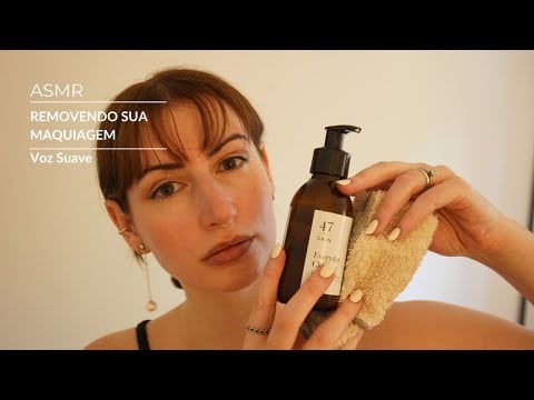ASMR: Roleplay Removendo sua Maquiagem - Video pra dar sono e relaxar | SOLANGE PRATA