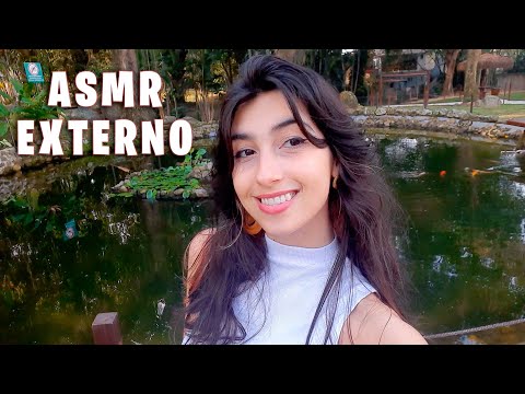 ASMR AO AR LIVRE 🍃 | Sons de natureza, sussuros, tapping