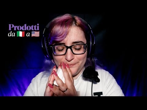 ASMR ITA🔥✨Quali prodotti per la skin care ho portato negli USA?