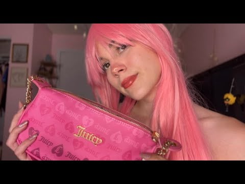 ASMR thrift store haul, try on, & fabric scratching
