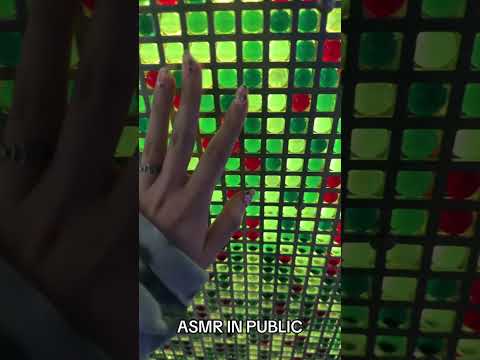 ASMR in public❤️ #public #asmrvideos #asmr #visual #fyp #shorts #viralshort #triggers #relax #lofi