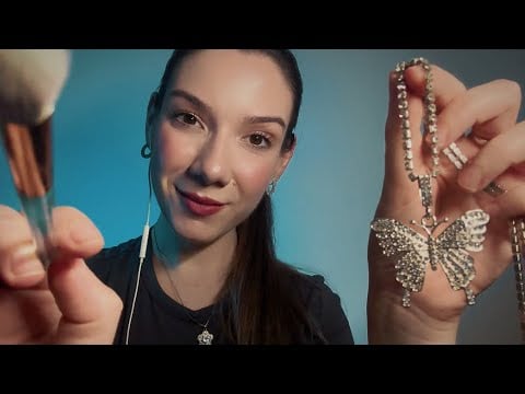 ASMR: ESSE FUNCIONA Até SEM FONES De OUVIDO 🎧 SUSSURROS CASEIRINHOS No FONINHO + JÓIAZzzZ 💍