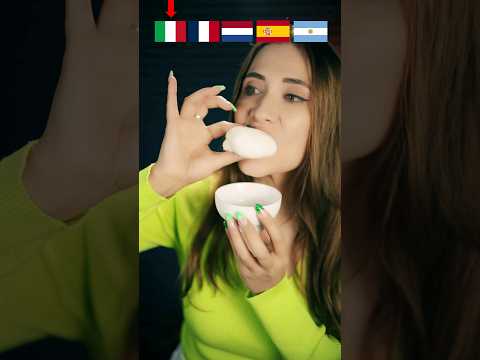 ASMR Rápido: 7 Comidas Internacionales en 1 Minuto - Food ASMR