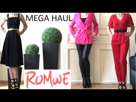 { ASMR } MEGA HAUL Romwe