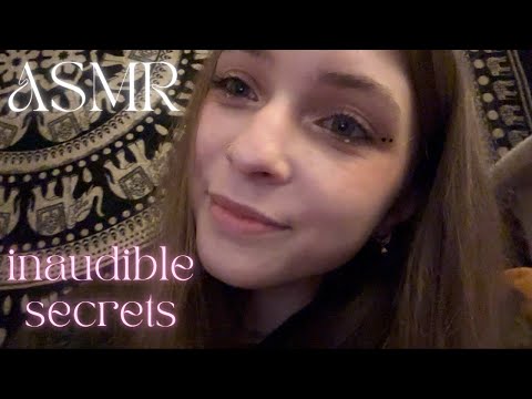ASMR • lo-fi inaudibly whispering secrets to your ears 🤫👂🏻👄