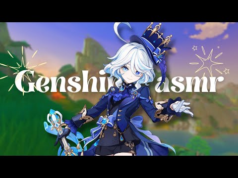 ASMR Fall Asleep 😴 With Genshin Impact | Close Up Whisper 🤫