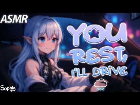 ASMR | Calm Night Drive – Sleep Next to Me 🚗💙