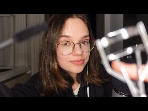 ASMR best friend does your makeup for a date | personal attention & pampering