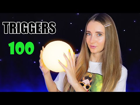 ASMR 100 TRIGGERS in 10 minutes | 100 ТРИГГЕРОВ за 10 МИНУТ Blue Yeti