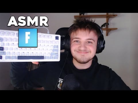 ASMR GAMING - SUR FORTNITE (bruit de clavier en prime)